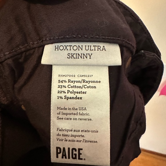 PAIGE Hoxton Ultra Skinny Jeans - Picture 3 of 4